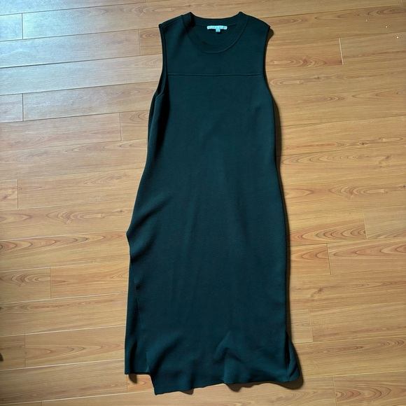 Antonio Melani Forest Green Bodycon  Midi Dress - Picture 1 of 5